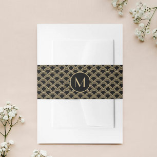 Vintage Deco Gatsby Wedding Collectie 1920 Uitnodigingen Wikkel