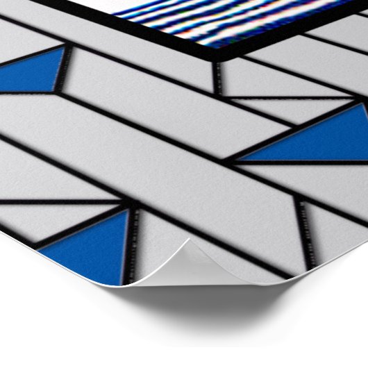 Vintage Deco Lady Poster (Hoek)