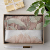 Vintage Decoupage Pastel Bloem Leeuw Tissuepapier (Geschenk)
