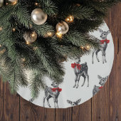 Vintage Deer Christmas Kerstboom Rok