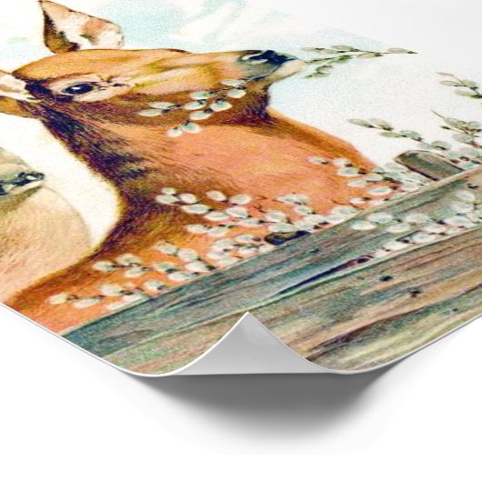 Vintage Deer Poster (Hoek)