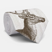 Vintage Deer Stag stropdas (Opgerold)