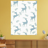 Vintage Deers Canvas Afdruk (Insitu (Woonkamer))