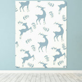 Vintage Deers Canvas Afdruk (Insitu (Houten vloer))