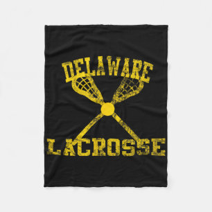 Vintage Delaware Lacrosse Fleece Deken