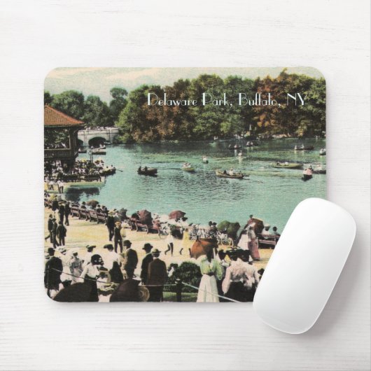 Vintage Delaware Park Mousepad Muismat (Met muis)