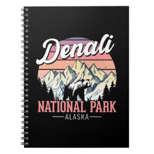 Vintage Denali National Park – Alaska Reis Notitieboek