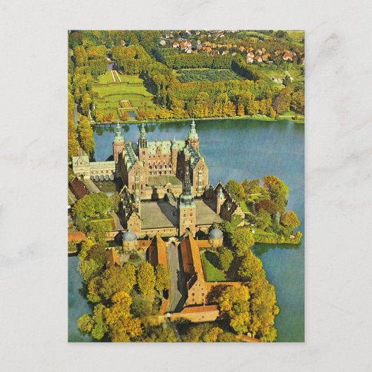Vintage Denemarken, Fredericksburg, Castle Briefkaart (Voorkant)