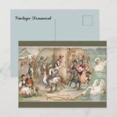 Vintage Denmark Briefkaart (Voorkant / Achterkant)