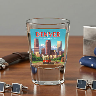 Vintage Denver Colorado Shot Glas