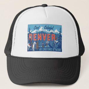 Vintage Denver Colorado Trucker Pet