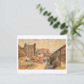 Vintage Derby Castle in Douglas Briefkaart (Staand voorkant)