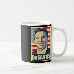 Vintage Desantis Poster Republikeinse President Fl Koffiemok