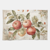 Vintage design Apple branch Theedoek (Horizontaal)