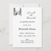 Vintage Design Stag Party  Wedding Invite Kaart (Achterkant)