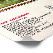 Vintage Detailed New York Map Poster (Hoek)