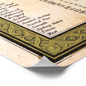 Vintage Detailed New York Map Poster 1847 (Hoek)