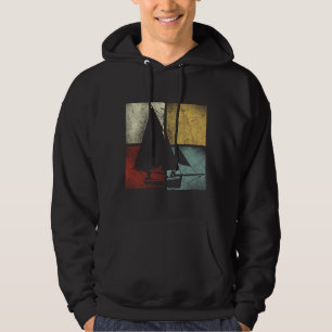 Vintage detailhandel in zeilboot hoodie