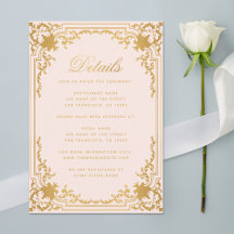 Vintage Details Roze Nep Goud Elegante Trouw-