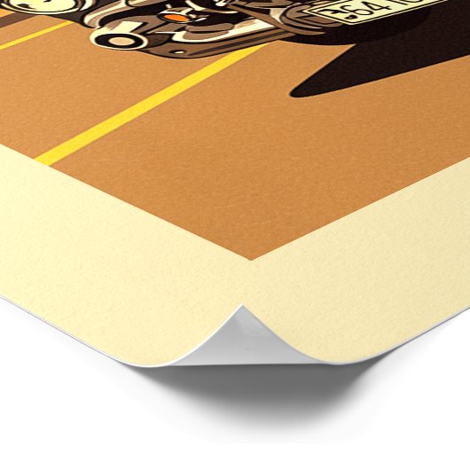 Vintage Detroit Michigan Poster (Hoek)