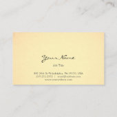 Vintage Devil Dark  Visitekaartje (Achterkant)