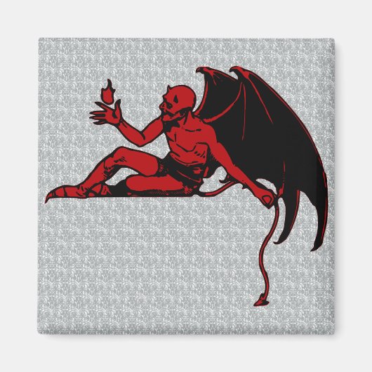 Vintage Devil Magneet (Voorkant)