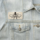 Vintage Devil Naamplaatje (In situ)