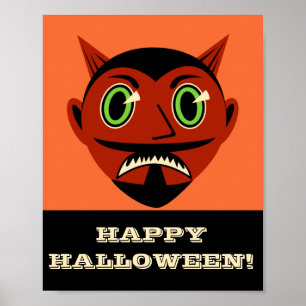 Vintage Devil Poster