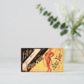 Vintage Devil Visitekaartje (Staand voorkant)