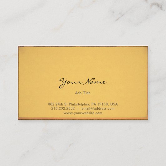 Vintage Devil Visitekaartje (Achterkant)