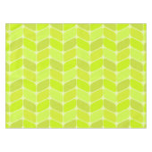 Vintage Diagonal Rectangles Chartreuse Tafelkleed (Voorkant (Horizontaal))
