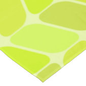 Vintage Diagonal Rectangles Chartreuse Tafelkleed (Gekanteld)