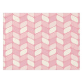 Vintage Diagonal Rectangles Pink Vanilla Tafelkleed (Voorkant (Horizontaal))