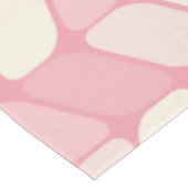 Vintage Diagonal Rectangles Pink Vanilla Tafelkleed (Gekanteld)