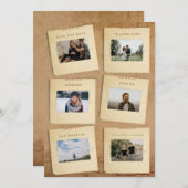 Vintage Dia's Foto Save The Date (Voorkant / Achterkant)