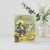 Vintage Diddle Nursery Rhyme Herstelbaar Briefkaart (Staand voorkant)