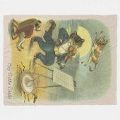 Vintage Diddle Nursery Rhyme Herstelbaar Fleece Deken (Voorkant (Horizontaal))