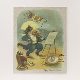 Vintage Diddle Nursery Rhyme Herstelbaar Legpuzzel