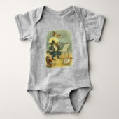 Vintage Diddle Nursery Rhyme Herstelbaar Romper (Voorkant)