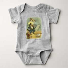 Vintage Diddle Nursery Rhyme Herstelbaar Romper