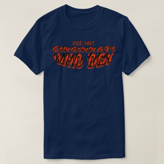 Vintage die Cincinnati Est 1967 T-shirt (Design voorkant)