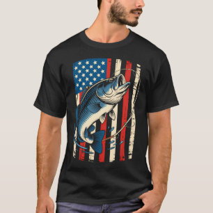 Vintage diepzee haai kraken schedel nautische kuns t-shirt