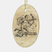 Vintage Dierenriem Boogschutter Keramisch Ornament (Links)