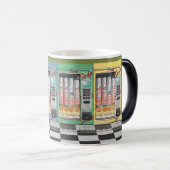 Vintage Diner van de automaat Magische Mok (Voorkant rechts)