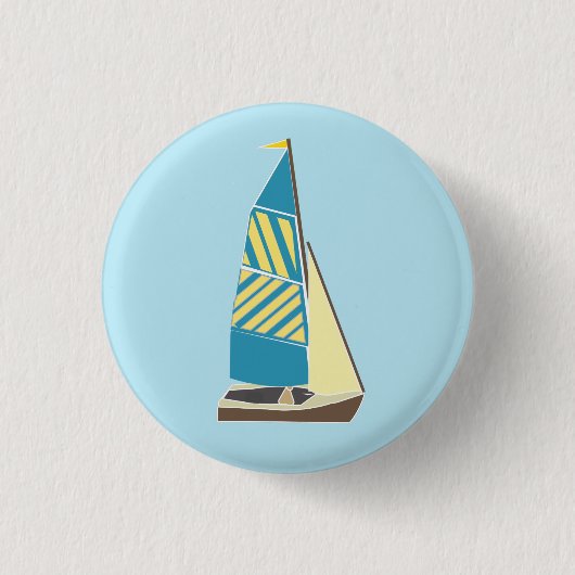 Vintage Dinghy 3 Ronde Button 3,2 Cm (Voorkant)