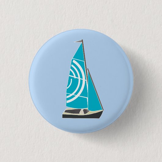 Vintage Dinghy 4 Ronde Button 3,2 Cm (Voorkant)