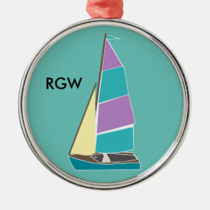Vintage Dinghy Metalen Ornament