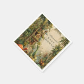 Vintage Dino Baby Shower Servet (Hoek)