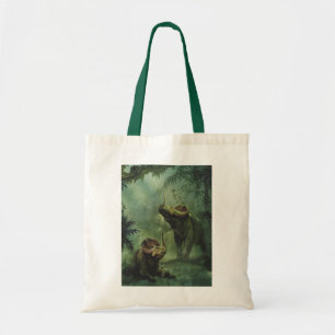 Vintage dinosauriërs, Centrosaurus in de jungle Tote Bag