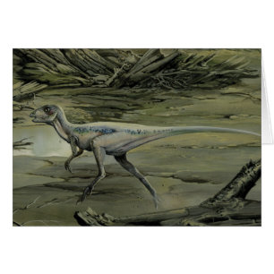 Vintage dinosauriërs, een Krijt Hypsilophodon
